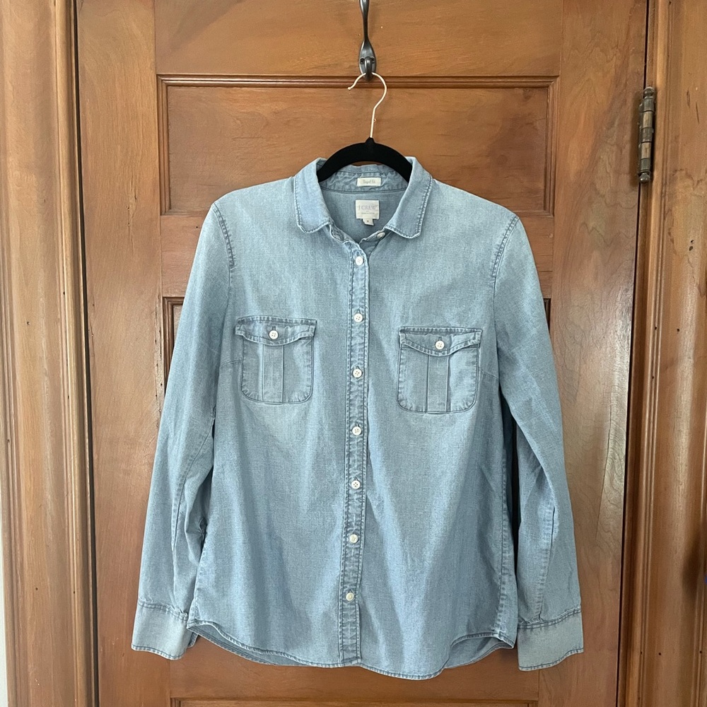J.Crew Factory chambray button down